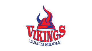  Dulles Middle School vikings logo
