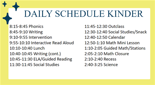 Daily Schedule