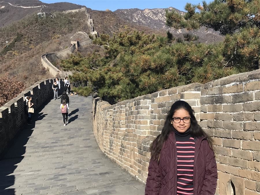 Ananya D's Explores China with Fort Bend ISD