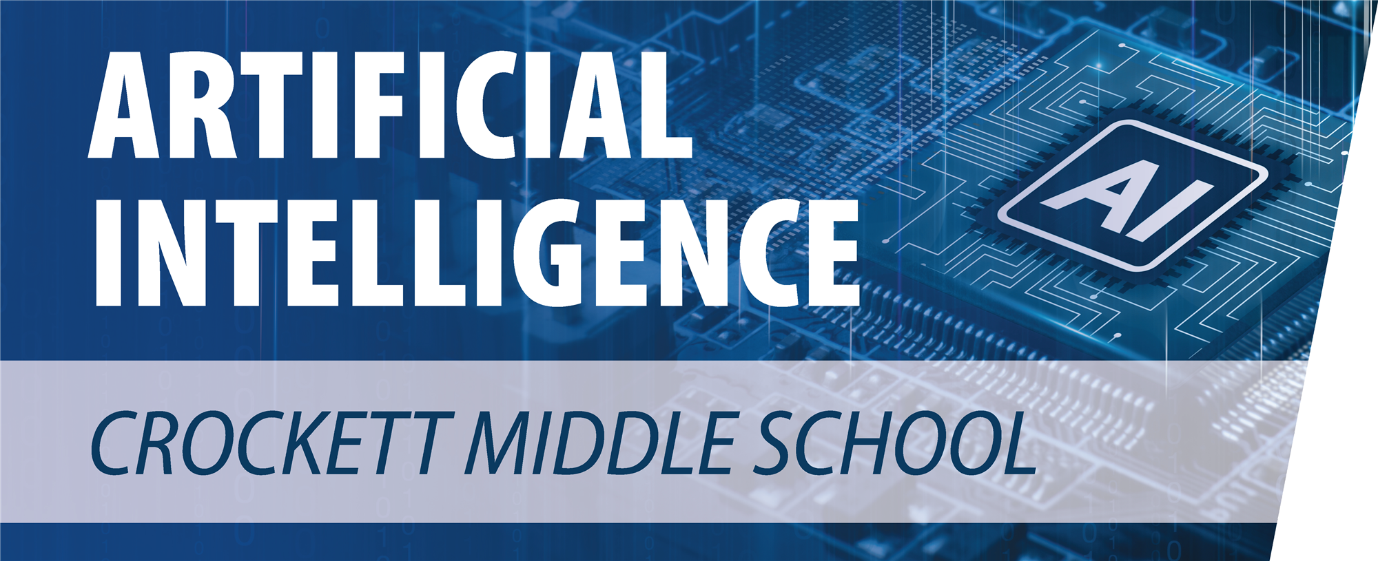 Artificial Intelligence program at Crockett Middle School