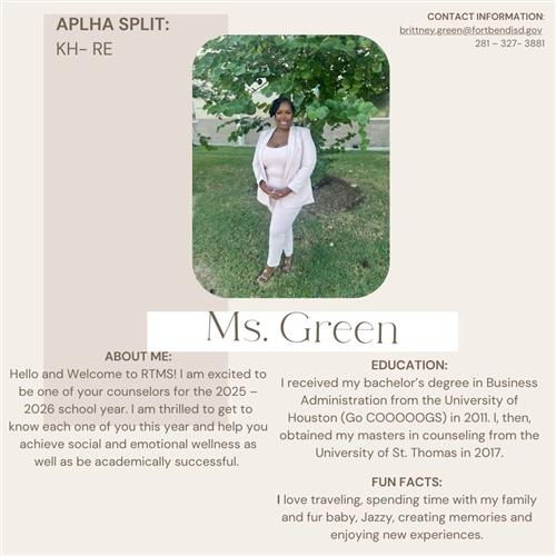 Ms. Green Information