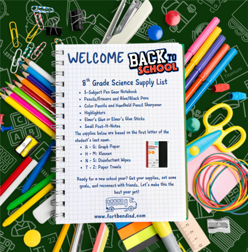 School Supply List