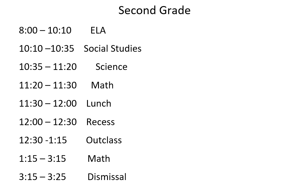 Schedule