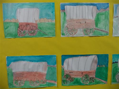 Second Grade Covered Wagons 
