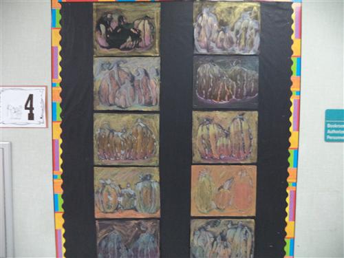 Third Grade Metallic Pumpkins 