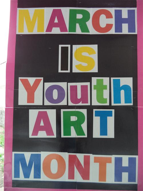 March is Youth Art Month 