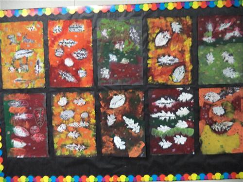 Second Grade Fall Leaves 