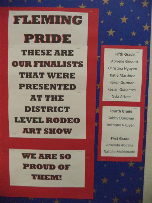 Rodeo Art Contest Winners 