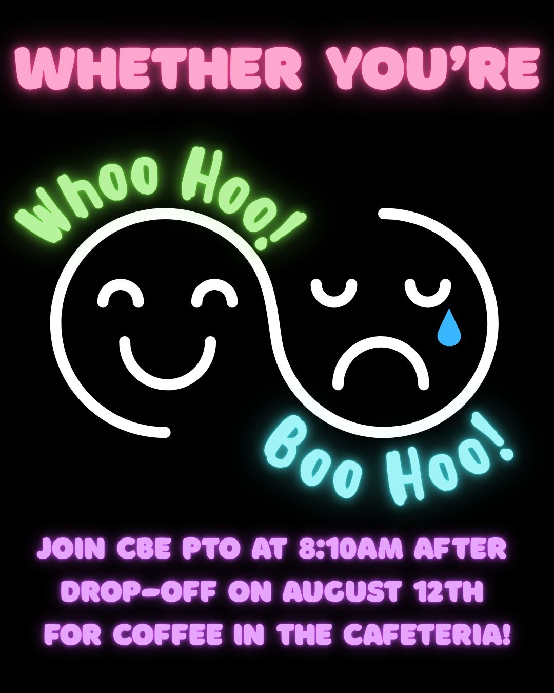  WooHoo/BooHoo - coffee with PTO