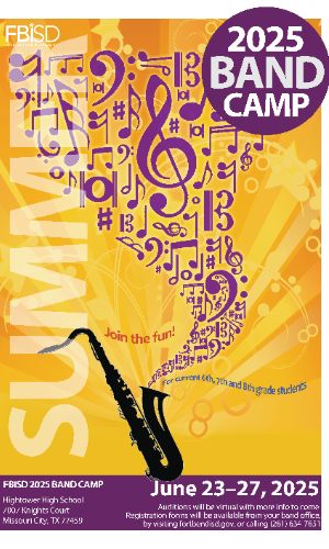 Summer Band Camp poster